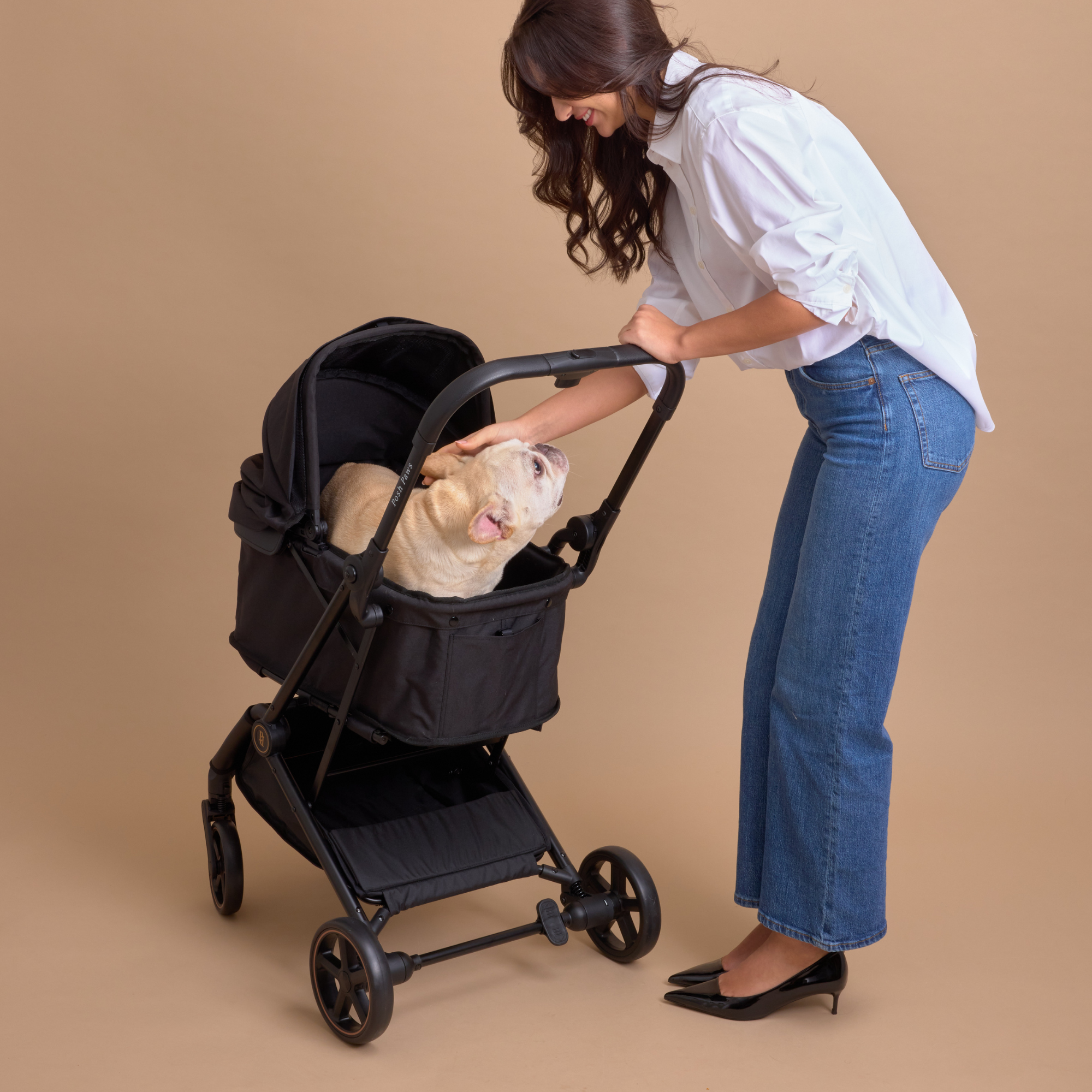 TESORO Pet Stroller – Midnight Black
