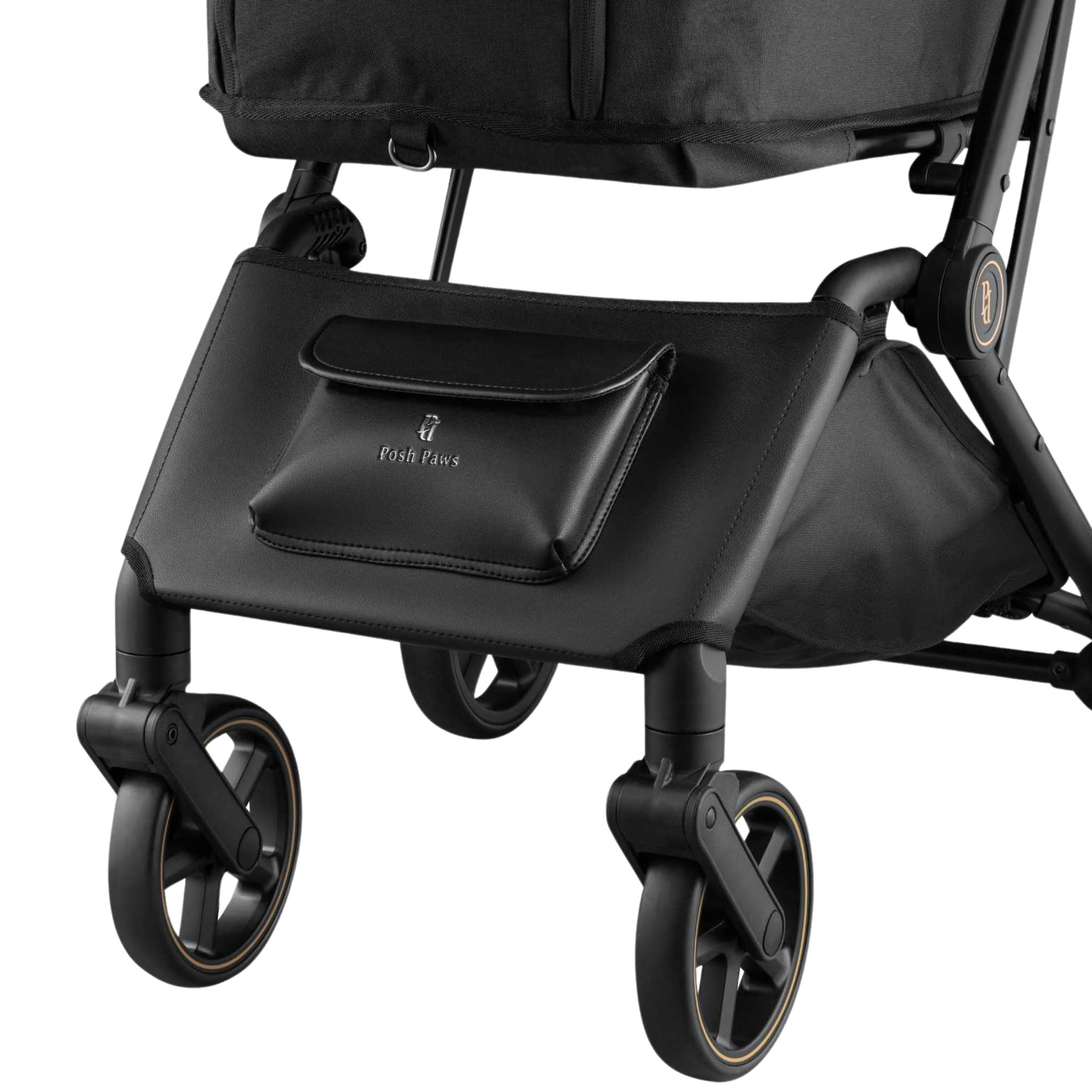 Premium Stroller Pouch(Dune Tan/Midnight Black)