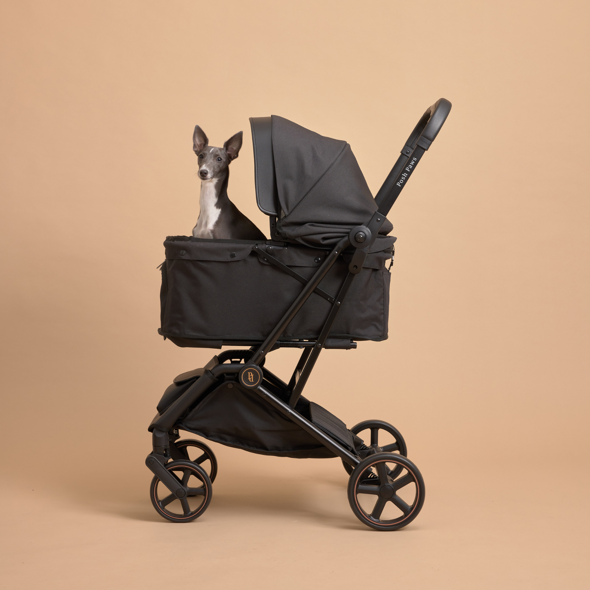 TESORO Pet Stroller – Midnight Black