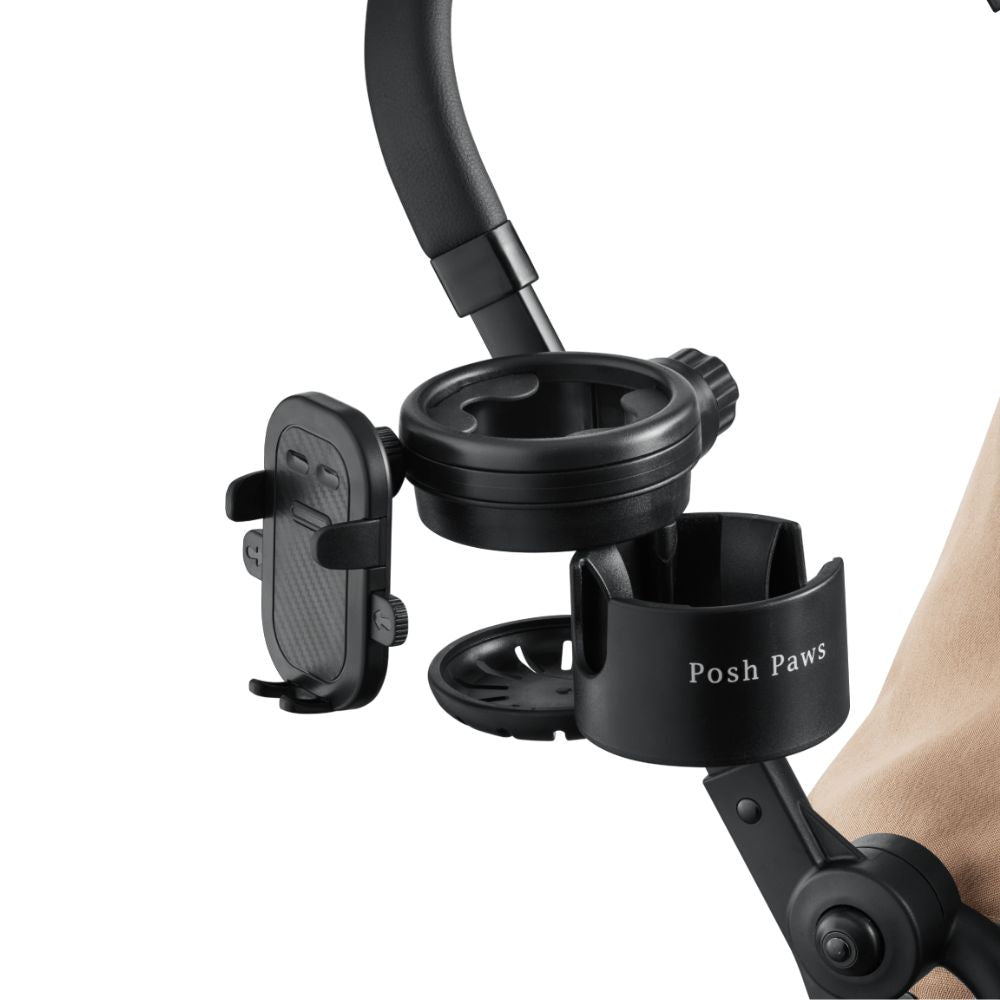 Ultimate 3-in-1 Stroller Cup Holder & Phone Mount